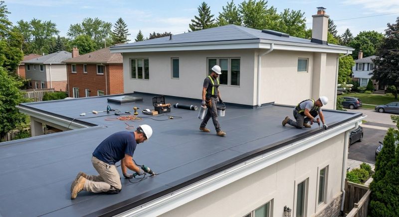 EPDM Roof Installation in Naperville, IL