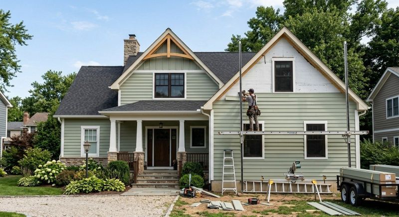Vertical Siding Replacement in Stamford, CT